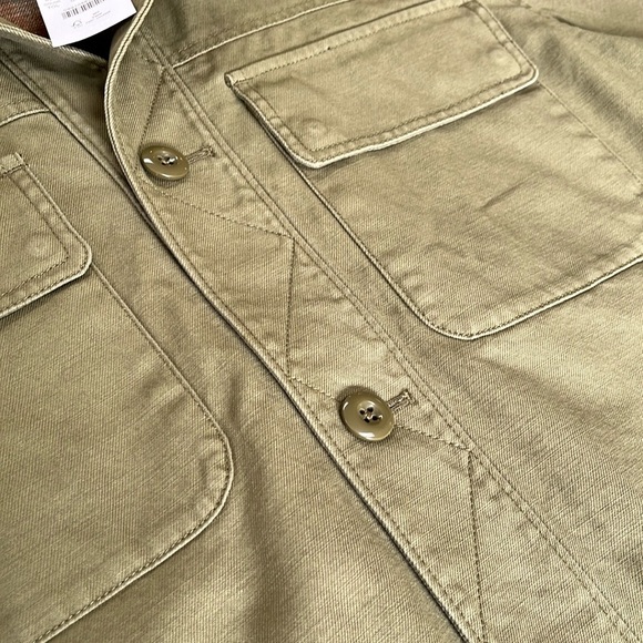 J. Crew flannel lined barn/hunting jacket, size M, NWT - Picture 3 of 9